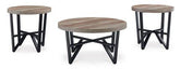 T235-13 Deanlee Cocktail Table & 2 End Tables.